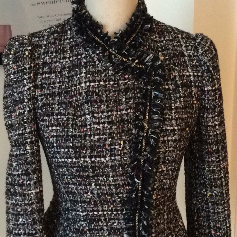Multi Colored Tweed Jacket - Picture 2 of 7